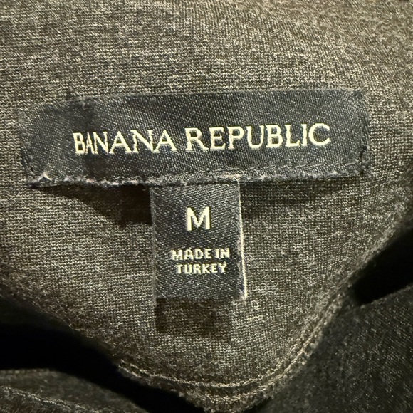 Banana Republic Grey Pull On Casual Pants Stretch Women’s Size Medium - Picture 3 of 3